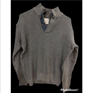 Mens original vintage cable knit sweater